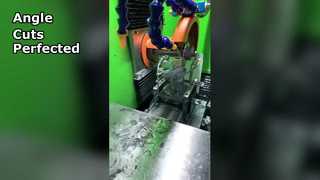 Cắt góc chính xác liền mạch của vòng tròn lõi bột