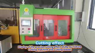 Máy cắt và lưỡi cắt AUTOFOR thể hiện hiệu quả cắt chính xác